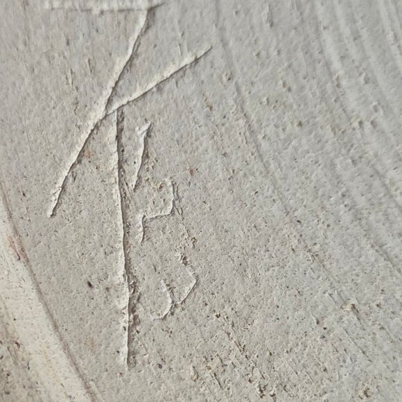 Handcrafted Art Platter Abstract Design 14 inch Signed OOAK Pottery large - Picture 13 of 16